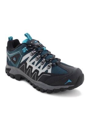 Pacific Mountain Dutton Lo Women's Blue Black Waterproof Hiking Shoes 9